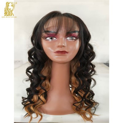 Mesin Remy Rambut 5"*5" Dua Warna Renda Piecing Rambut Palsu